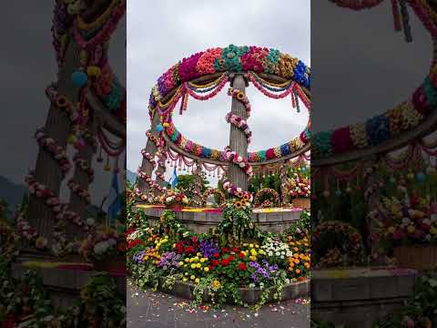 Llego el festival entre pétalos a Xela, Quetzaltenango #xela