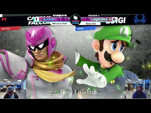 HDR - Anchor (Captain Falcon) vs Luigikid64 (Luigi) -  HDR Losers Final  - Stargate #34