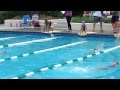 Samantha Swims Final Leg Of Relay