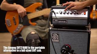 Video thumbnail for Strings Quick Demo : Ampeg Micro VR with SVT 210 AV Cab. by Strings Shop
