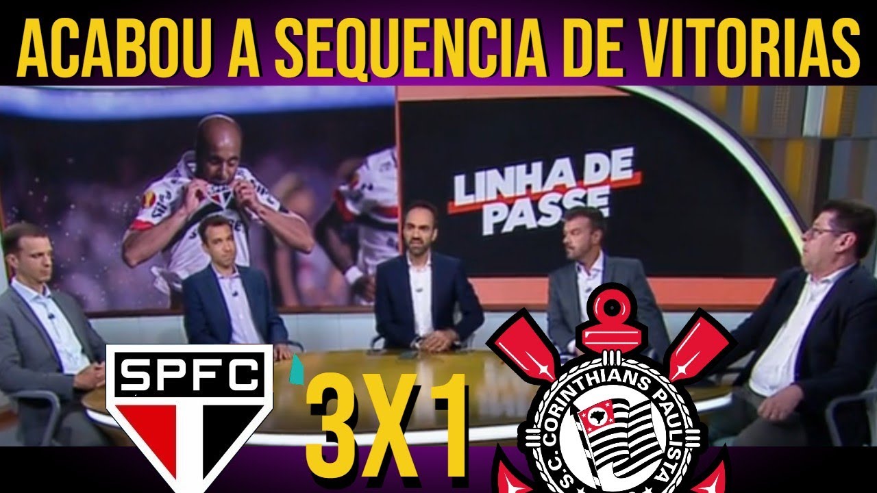 PÓS JOGO SÃO PAULO 3X1 CORINTHIANS // LINHA DE PASSE ESPN