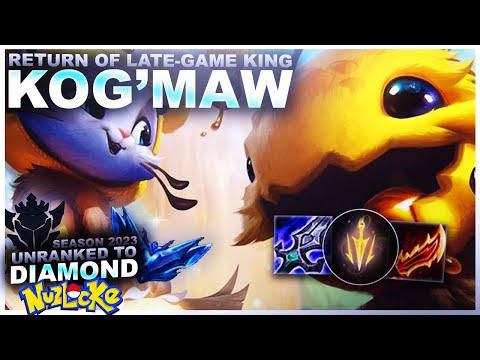 THE RETURN OF THE LATE-GAME KING? KOG'MAW! - Unranked to Diamond Nuzlocke | League of Legends