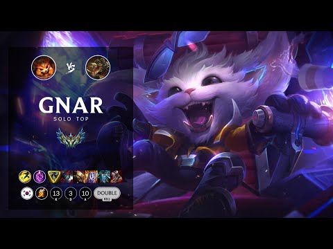 Gnar Top vs Renekton - KR Challenger Patch 12.13