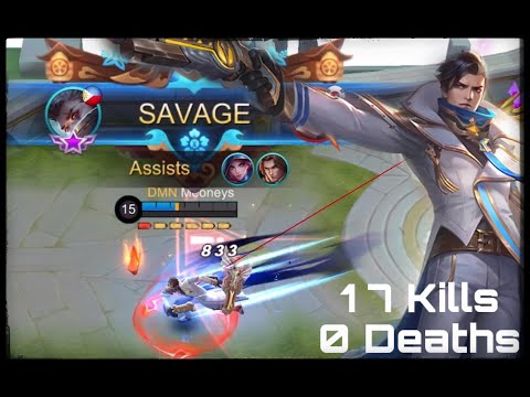 Granger Lightborn Savage! 17 Kills 0 Deaths! | Mobile Legends (Gameplay)