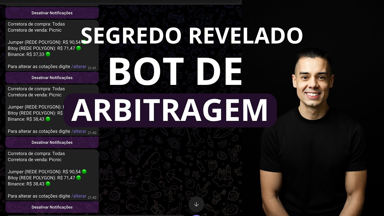 SEGREDO REVELADO: BOT DE ARBITRAGEM DE CRIPTOMOEDAS