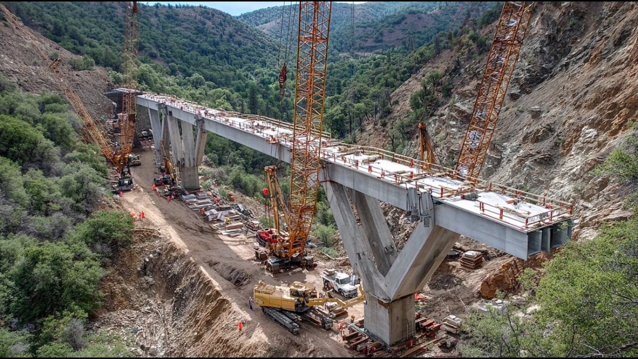 How the World's Most Advanced Construction Projects Are Built – Giant Machines and Smart Tools