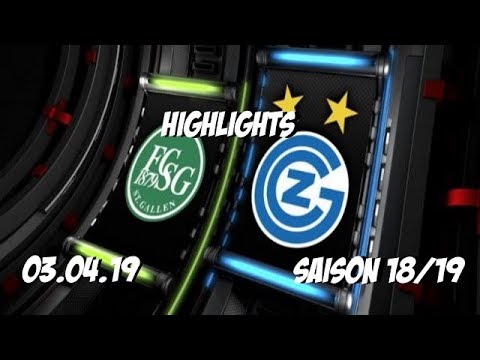 Highlights: Fc St.Gallen vs Grasshopper Club Zürich (03.04.19)