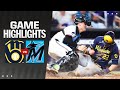 Brewers vs. Marlins Game Highlights (5/20/24) | MLB Highlights