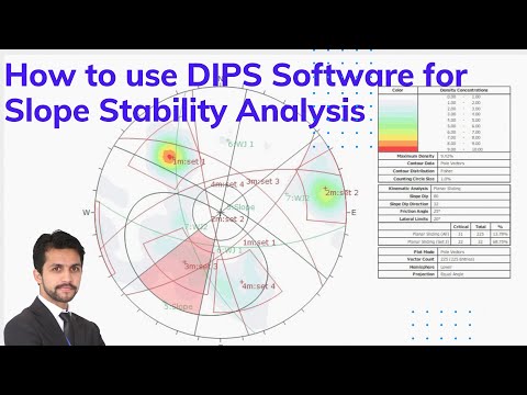 How to use Dips Software for Slope Stability-Slope Failure Analysis