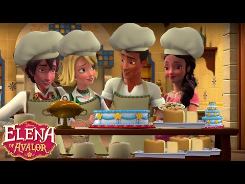 Elena of Avalor //Gabe and his friends helping each other on the bakery.