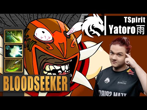 Bloodseeker Safelane | TSpirit.Yatoro | THIS CARRY IS SO BROKEN IN 7.34B | 7.34b Gameplay Highlights