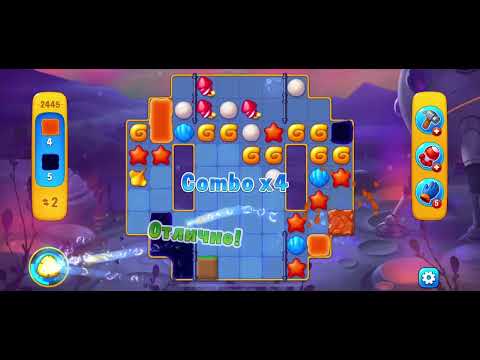 Fishdom level 2445 | ОЧЕНЬ СЛОЖНЫЙ УРОВЕНЬ