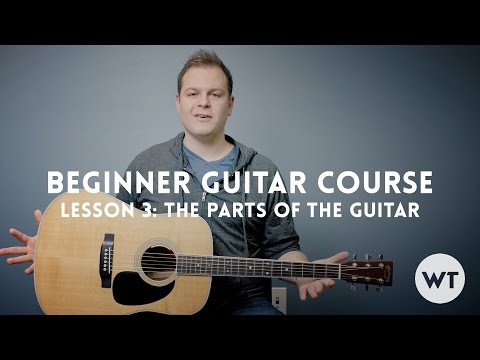 The parts of the guitar - Lesson 3: Beginner Guitar Course