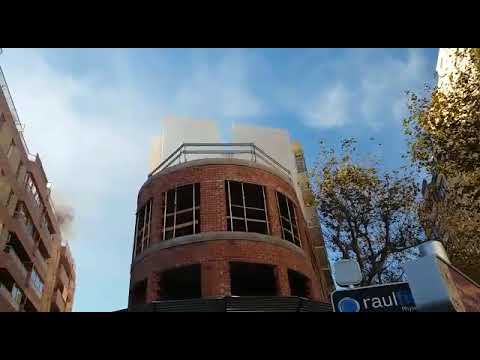 Incendio de dos edificios en Dénia