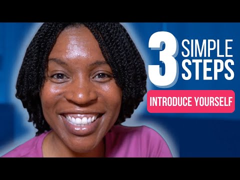 HOW TO INTRODUCE YOURSELF IN ENGLISH | 3 SIMPLE STEPS FOR SELF INTRODUCTION IN ENGLISH