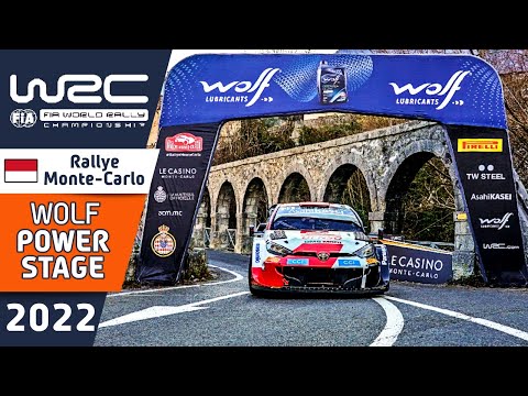 WRC WOLF Power Stage HIGHLIGHTS and RESULTS : WRC Rallye Monte-Carlo 2022