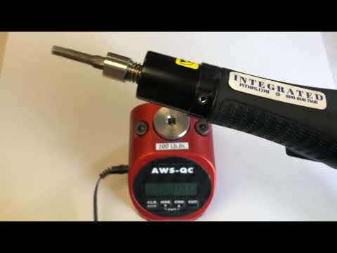 Desoutter SLB Screwdriver How To guide on Calibration