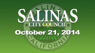preview picture of video '10.21.14 Salinas City Council Meeting of October 21, 2014'
