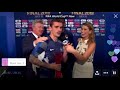 Antoine Griezmann interrupts teammate Paul Pogba's interview to express his love for Derrick Rose