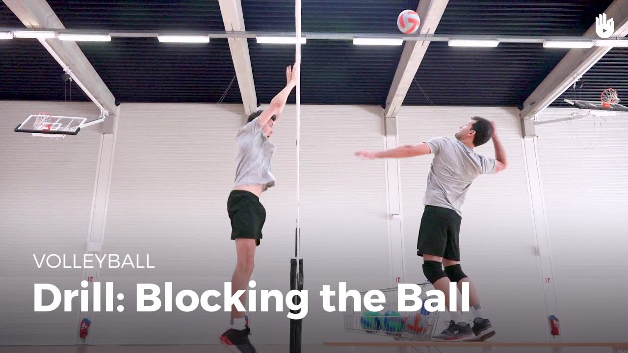 Drill blocking the ball Learn to Play Volleyball Sikana
