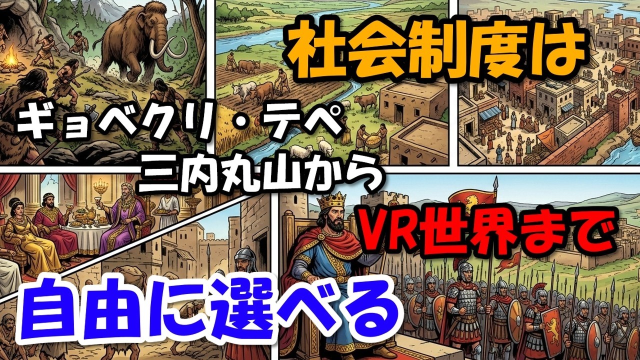 ギョベクリ・テペ、三内丸山遺跡は歴史の発展法則の例外か～『万物の黎明』そしてVR世界【わかりやすく解説世界史】
