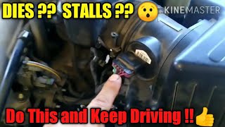 08 Hyundai Santa Fe Dies Stalls codes P0102 P2173 quick trick (diagnosis)