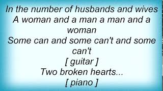 Willie Nelson - Husbands And Wives Lyrics
