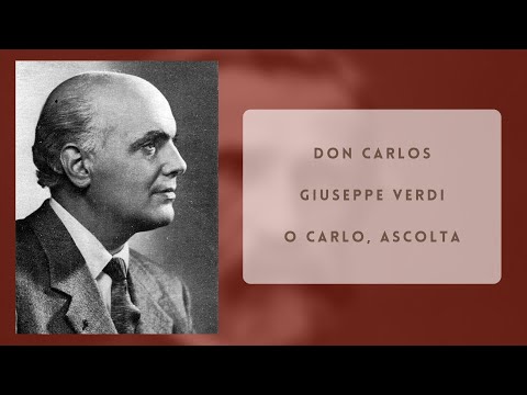 Gino Bechi - O Carlo, ascolta (1949) (score)