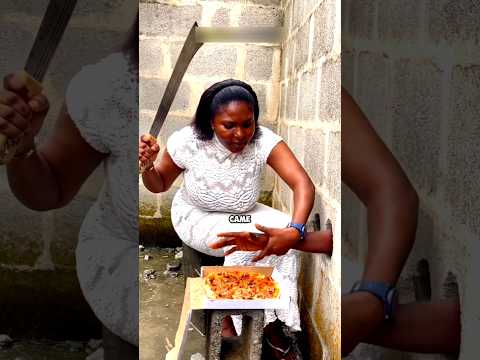 Girl's Sword vs. The Pizza Thief: You Won't Believe What Happened Next! #shorts