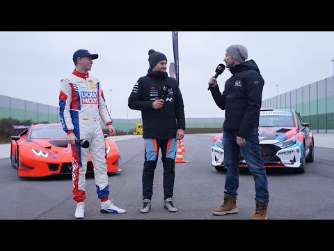 Motorsport duel: Lamborghini meets rally car