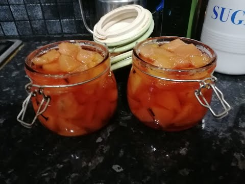 How to make quince jam preserve