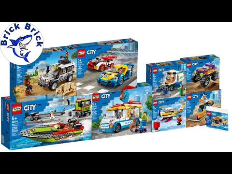 LEGO City Compilation All Traffic 2020 Sets - Speed Build Review