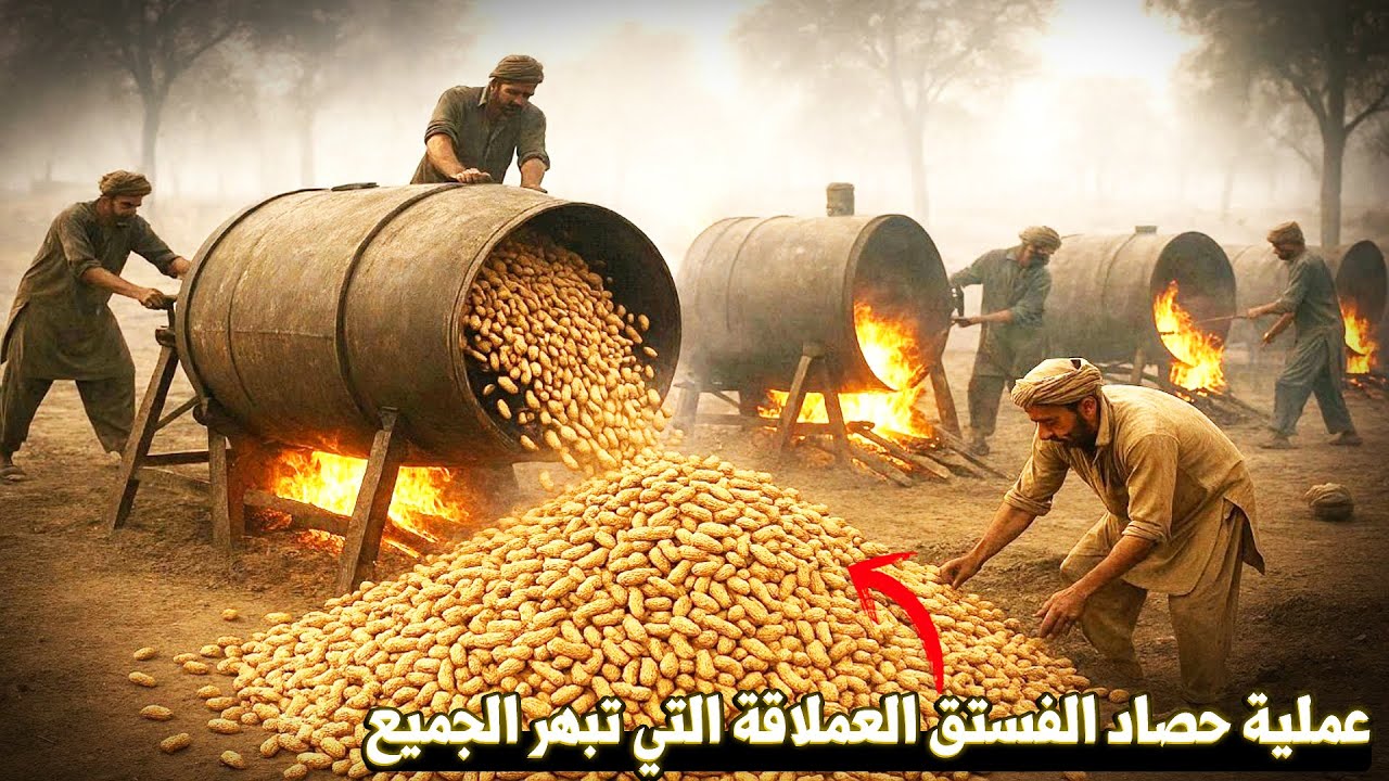 ما لا تعرفه عن مصانع باكستان… داخل مصنع الفستق الباكستاني رحلة من الأرض إلى ?