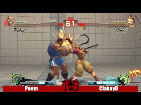 Guard Crush 4 SSF4 Singles: Poem vs ClakeyD