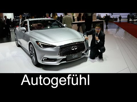 All-new Infiniti Q60S V6 400 hp REVIEW premiere Geneva (Q50 Coupé version)