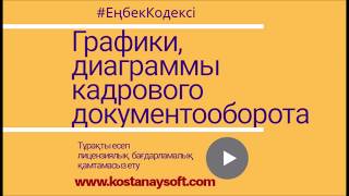 Урок 27. Графики и диаграммы кадрового документооборота.Управление персоналом в Казахстане