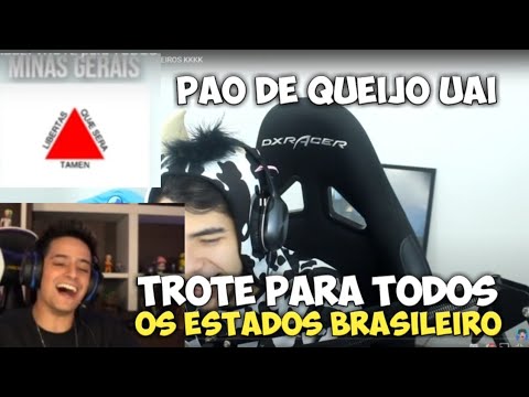 LOUD CORINGA REAGINDO PASSEI TROTE PARA TODOS OS ESTADOS BRASILEIRO KKK