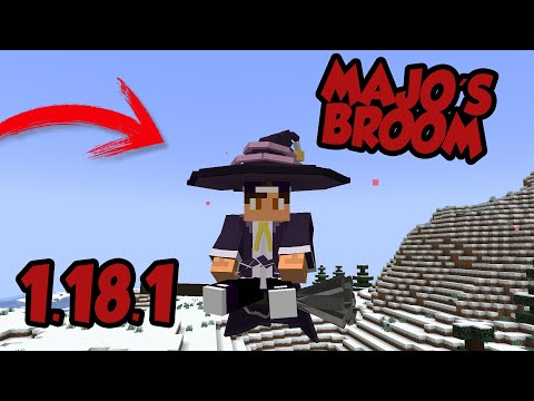 Smader - [MOD 1.18.1] 🧙🏻‍♀️🧹 MAJO'S BROOM |  Be a witch in MINECRAFT 🧹🧙🏻‍♀️