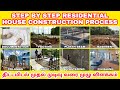 House construction method in tamilnadu | step by step construction process