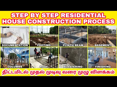 House Construction Method In Tamilnadu Step By Step Construction Process
