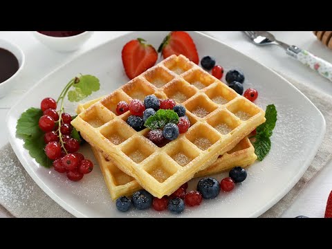 Belgian waffles with vanilla | JamilaCuisine