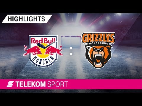 EHC Red Bull München - Grizzlys Wolfsburg | 24. Spieltag, 18/19 | Telekom Sport