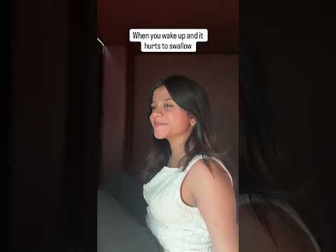 Waking up with a sore throat that hurts when you swallow? 😖