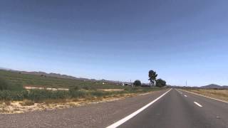 preview picture of video 'Buckeye, Arizona north on AZ SR-85 Highway, 7 June 2014, Rear View, GP050053'