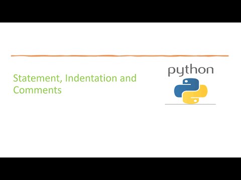 Basic Python 6 Statement Indentation And Comments