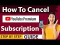 How To Cancel YouTube Premium Subscription | how to cancel youtube premium trial