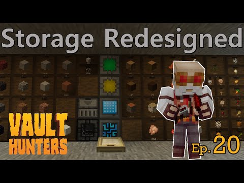 Storage redesigned. Drawers and Refined Storage - Minecraft Vault Hunters - Episode 20
