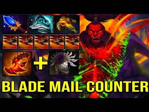 Blade Mail Counter [AXE] Max Item Full Team Fight Pro Gameplay