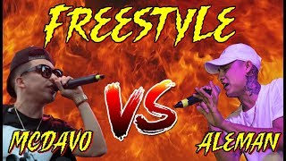 Aleman Vs Mc Davo | BATALLA DE FREESTYLE | ¿QUIEN GANA?