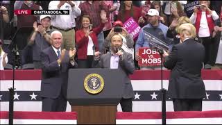 Red Wave: 20,000 For Trump in Tennessee - Lee Greenwood sings &quot;God Bless the USA&quot;